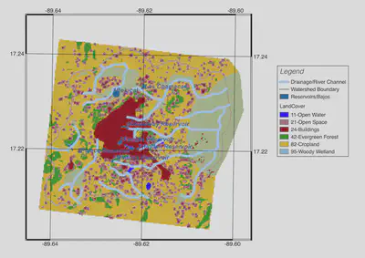 Land use map of Tikal